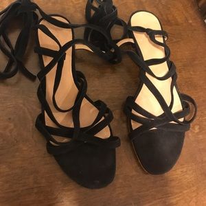 Madewell lace up sandals.